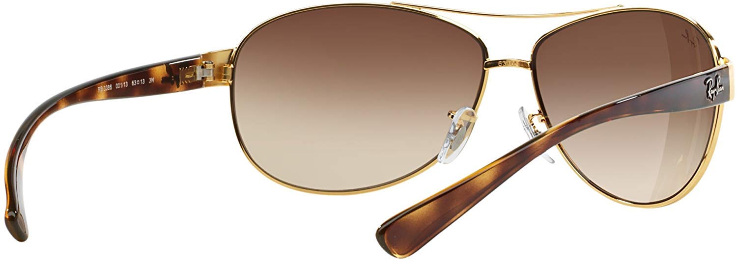 Ray-Ban Sunglasses - RB3386 / Frame: Gold Lens: Brown Gradient (63mm)