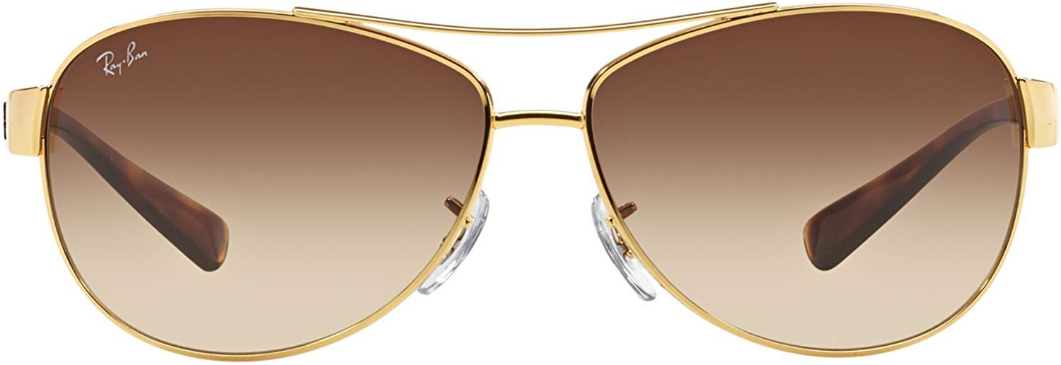 Ray-Ban Sunglasses - RB3386 / Frame: Gold Lens: Brown Gradient (63mm)