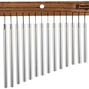 TreeWorks Chimes TRE417 Made in USA Small Single Row Bar Chime, 14-Bar Wind Chime (VIDEO)