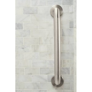 Moen Bathroom Safety 42-Inch Wide Shower Grab Bar with Peened Textured Grip for Handicapped or Elderly, R8942P