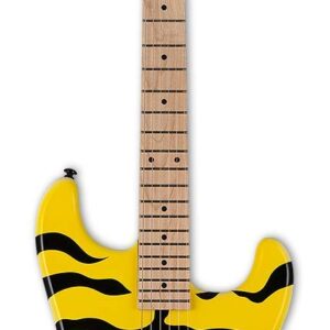 ESP LTD George Lynch GL-200MT Electric Guitar, Yellow with Tiger Graphic