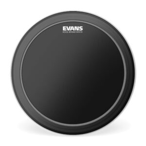 evans bass drum heads - bd22emadonx - emad - onyx 22-inch bass drum head