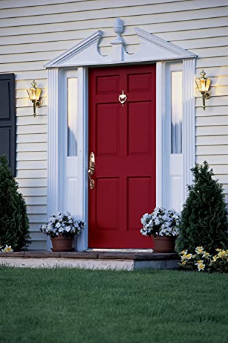 Rust-Oleum Stops Rust Front 238314 Enamel Door Paint, Cranberry, 1-Quart, 32 Fl Oz (Pack of 1), 11