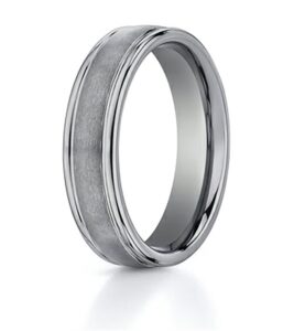 fjc finejewelers 6mm comfort fit tungsten carbide wedding band/ring size 11