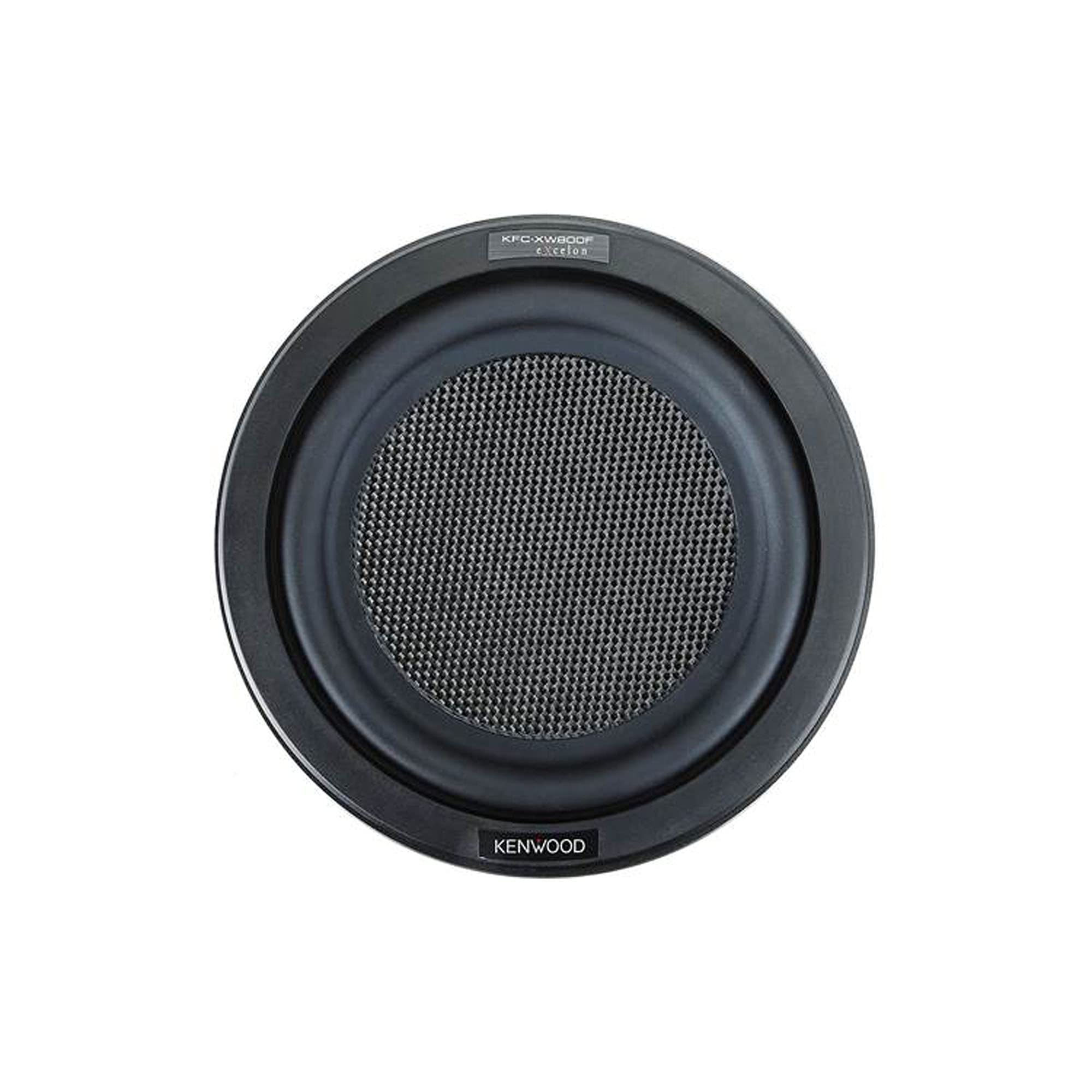 Kenwood EXcelon KFC-XW800F 600W Peak (150W RMS) 8" EXcelon Series Shallow-Mount Single 4 Ohm Slim Subwoofer