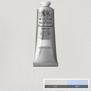 Winsor & Newton Professional Acrylic Paint, 60ml (2-oz) Tube, Titanium White