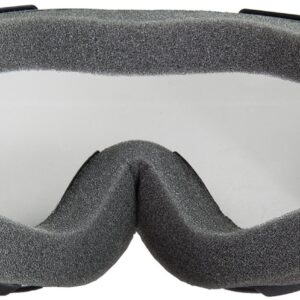 Raider 26-001 Black Frame/Clear Single Lens Impact-Resistant Adult MX Off-Road Goggles