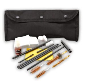 kleenbore gun care kleenbore black pouch - all caliber handgun/rifle field cleaning kit