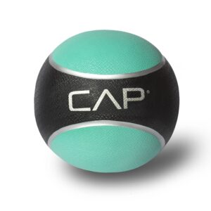 CAP Barbell Rubber Medicine Ball, 2-Pound, Teal