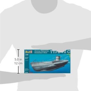 Revell Germany 05093 Type VIIC U-Boat Model Kit Dark Gray