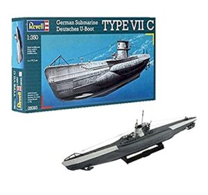 revell germany 05093 type viic u-boat model kit dark gray