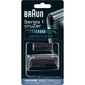 Braun Series 1 10B Foil & Cutter Replacement Head, Compatible with Previous Generation Series 1, SmartControl, CruZer