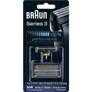 Braun Series 3 Old Generation Electric Shaver Replacement Head - 30B - Compatible with Electric Razors SmartControl, TriControl, 340, 330, 320, 310, 300