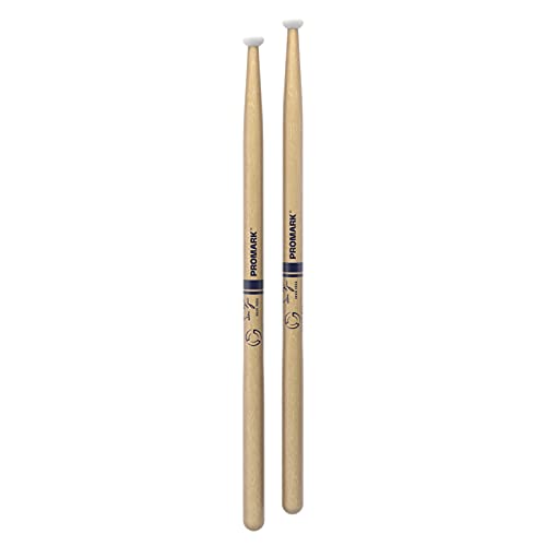 ProMark Drum Sticks - Sean Vega TS8 System Blue Tenor Drumsticks - Drum Sticks Set - Nylon Tip - Hickory Drumsticks - Consistent Weight and Pitch - 1 Pair