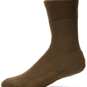 Thorlos Unisex MCB Combat Thick Padded Sock, Coyote Brown, Large