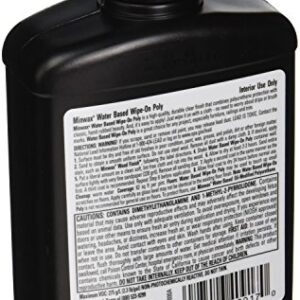 pt Minwax 40917 Clear Wipe-On Poly Water-Based Polyurethane, Satin