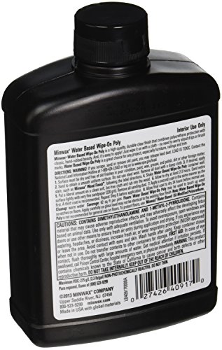 pt Minwax 40917 Clear Wipe-On Poly Water-Based Polyurethane, Satin