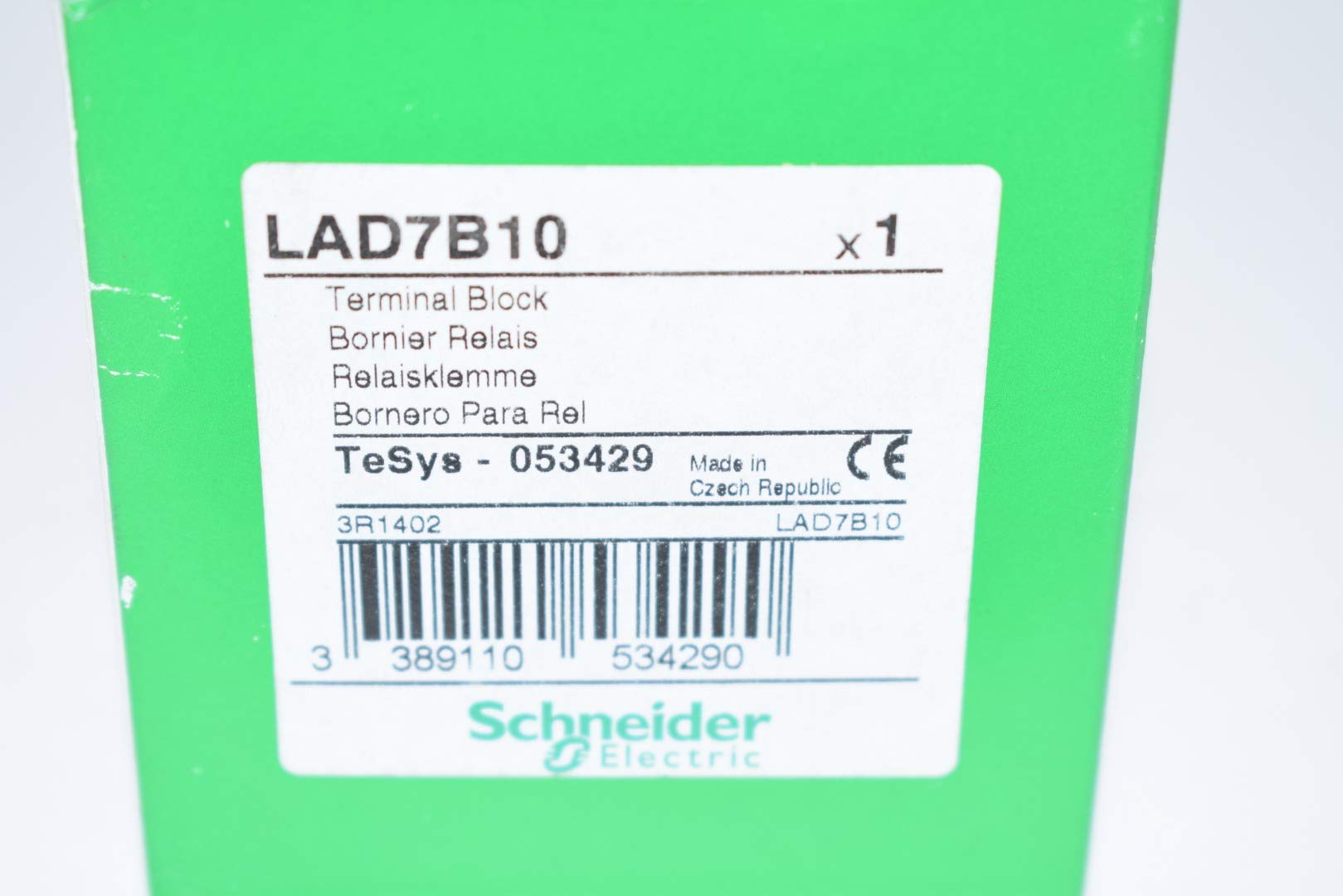 New Schneider Electric LAD7B10 Thermal Overload Relays; 17-25A; Class 21; TeSys D Series