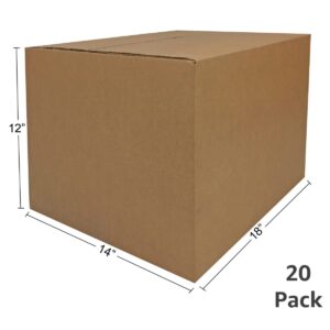 UBoxes Medium Moving Boxes Pack of 20-18 x14 x 12 Inches