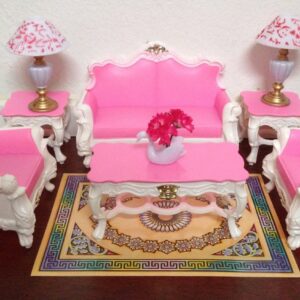 My Fancy Life Dollhouse Furniture - Deluxe Living Room Playset