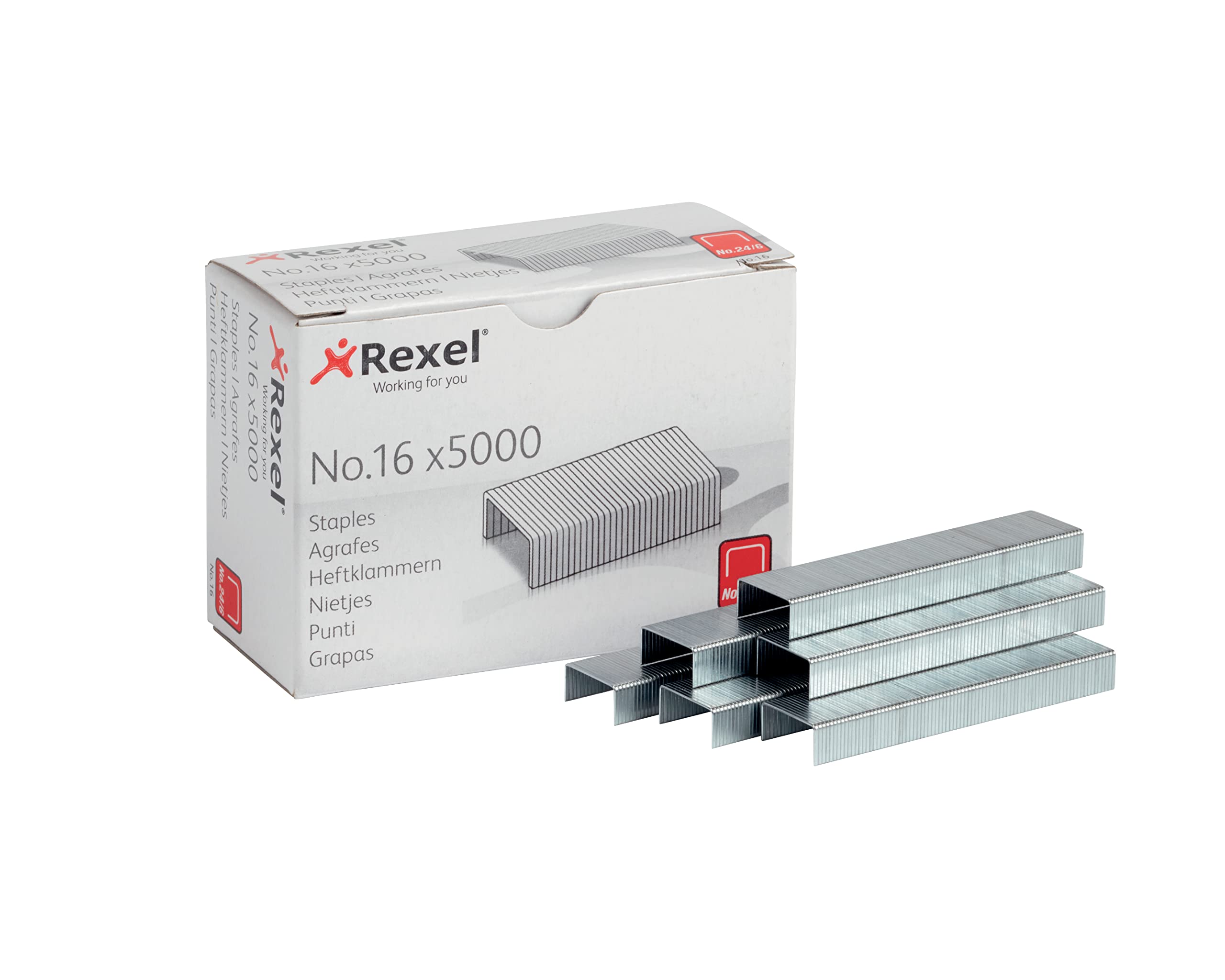 REXEL Staples NO16 6MM PK5000 06010 by Rexel