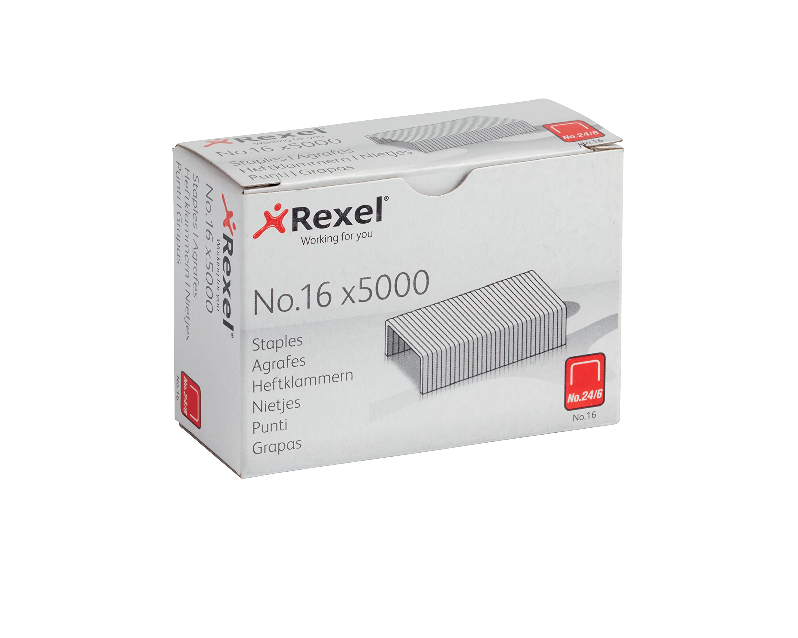 REXEL Staples NO16 6MM PK5000 06010 by Rexel