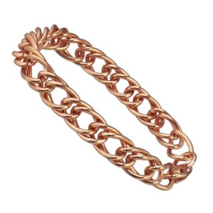 sabona copper link bracelet, stacking bracelet, large/x-large, 8.5”