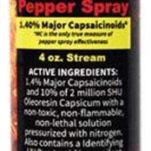 Wildfire 18% Pepper Spray 4 OZ Stream