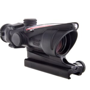 Trijicon ACOG 4 X 32 Scope Dual Illuminated Horseshoe Dot .223 Ballistic Reticle, Red