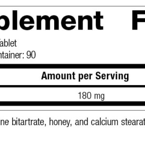 Standard Process Choline - Liver Support, Gallbladder Support, and Nervous System Supplement with Choline Bitartrate and Honey - 90 Tablets