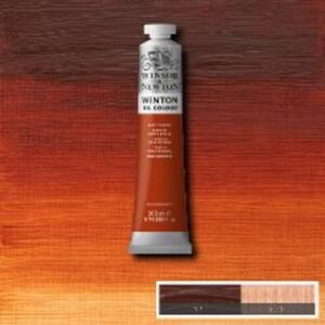 Winsor & Newton Winton Oil Color, 200ml (6.75-oz) Tube, Burnt Sienna