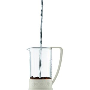 Bodum CD white Cafetière Brazil French Press 8 cup-1l, 8 Cups