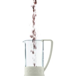 Bodum CD white Cafetière Brazil French Press 8 cup-1l, 8 Cups