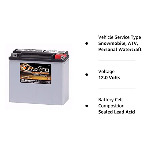 Deka Power Sports ETX20L Battery