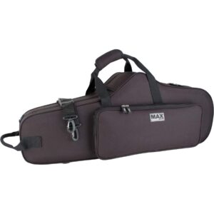 new improved fit! protec mx305ct max tenor saxophone case with backpack straps, black