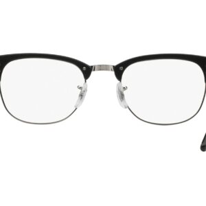 Ray-Ban Unisex 5154 Clubmaster Eyeglasses Shiny Black 49mm