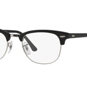 Ray-Ban Unisex 5154 Clubmaster Eyeglasses Shiny Black 49mm