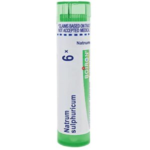 Boiron Natrum Sulphuricum 6X Md 80 Pellets for bronchial Irritation worsened by Humidity