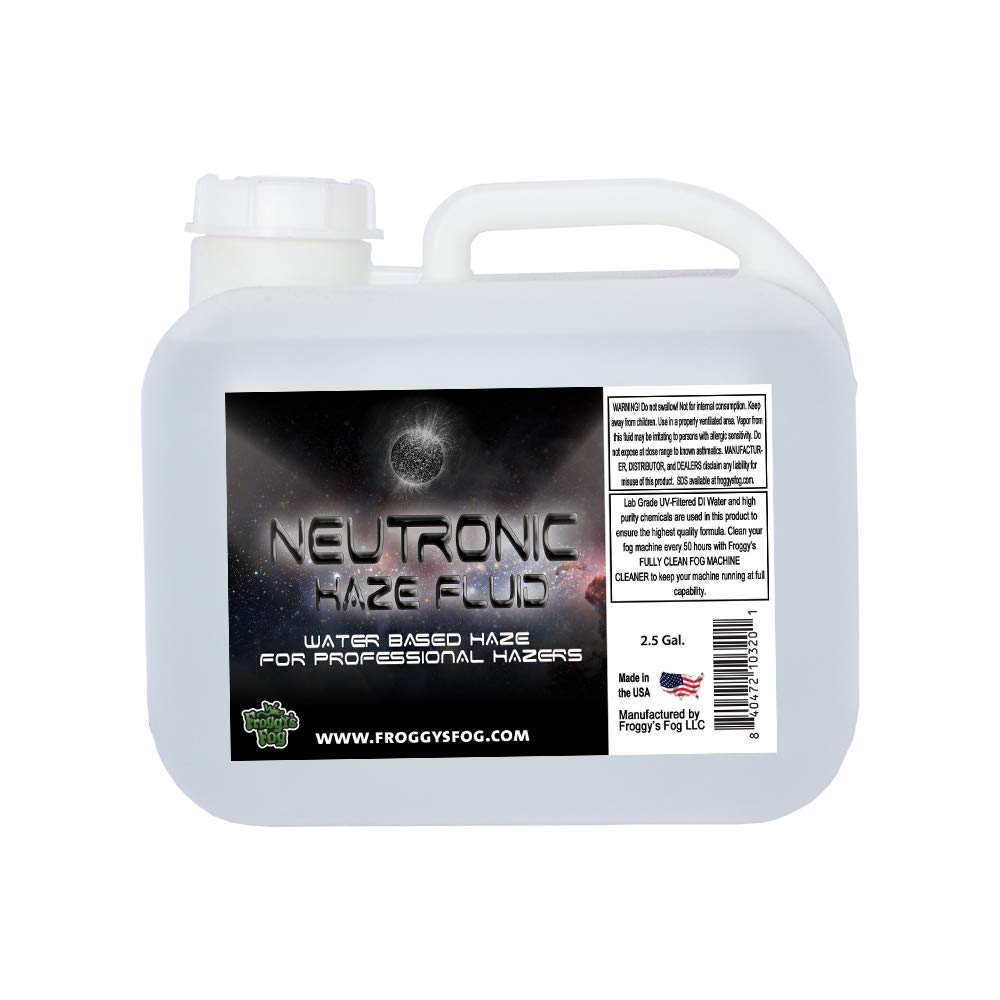 Froggys Neutronic Haze ® Fluid - Specially Formulated Haze Liquid - 2.5 Gallons / 9.46 Liters