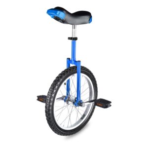 Aw Blue 18" Wheel Unicycle Leakproof Butyl Tire Wheel Cycling Outdoor Sport