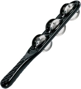 meinl percussion hjs1bk headliner series abs plastic jingle stick, black