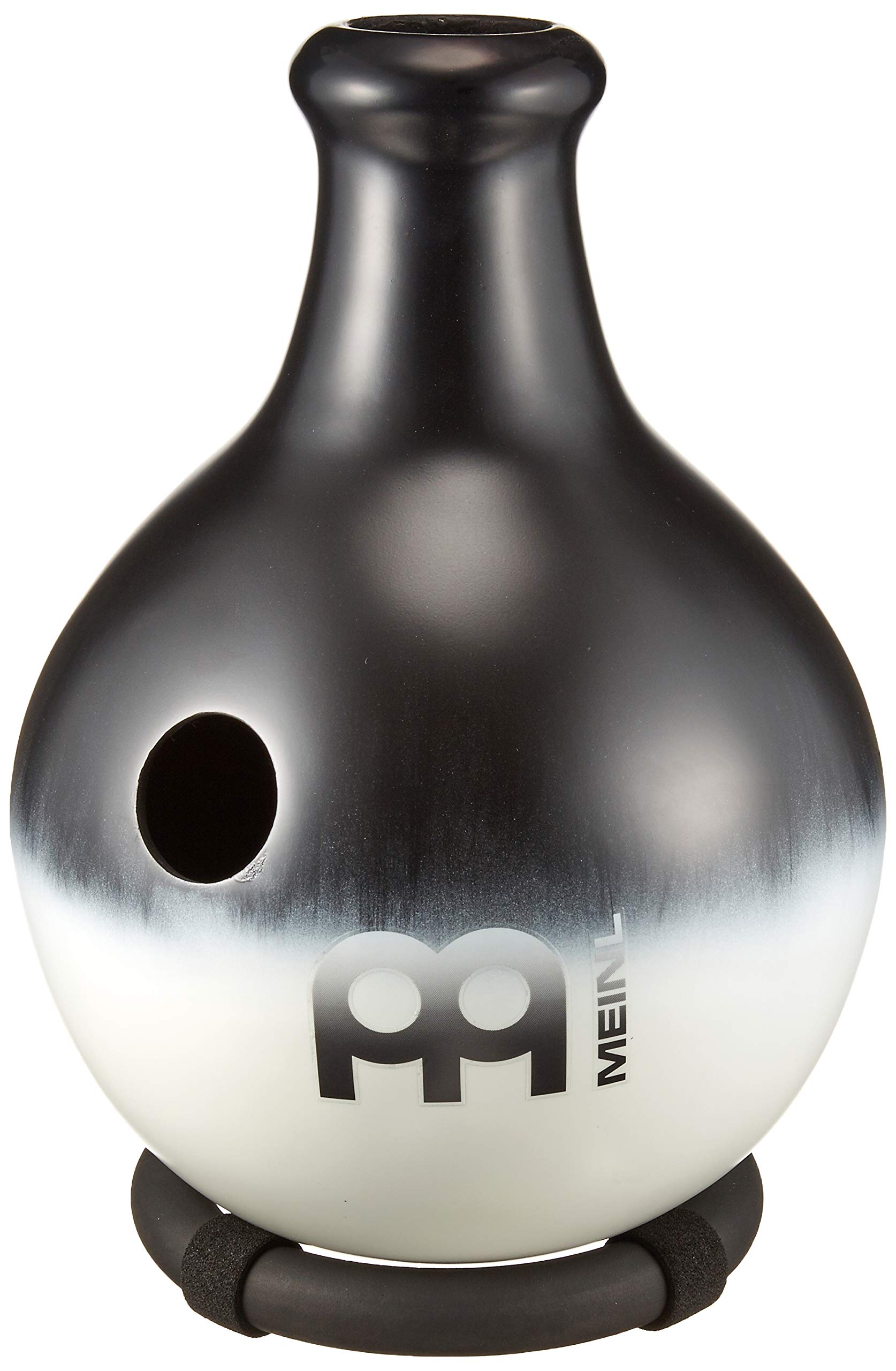 Meinl Percussion IBO Drum, Large Fiberglass Body with Liquid Chamber for Added Sound Effects-NOT Made in China-Includes Microphone Port and Padded Foam Base, 2-Year Warranty (ID9BK/WH)