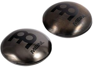 meinl percussion sh22 clamshell steel spark shaker, set of two