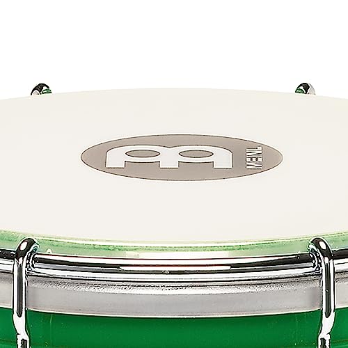 Meinl Percussion Tamborim with Floatune Tuning System-NOT Made in China-Green ABS Plastic Body and Synthetic Head, 2-Year Warranty, (TBR06ABS-GR)