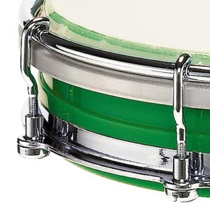 Meinl Percussion Tamborim with Floatune Tuning System-NOT Made in China-Green ABS Plastic Body and Synthetic Head, 2-Year Warranty, (TBR06ABS-GR)