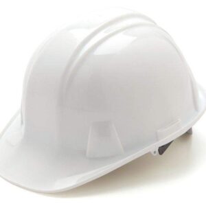 Pyramex Safety Products HP14110 Sl Series 4 Pt. Ratchet Suspension Hard Hat, White