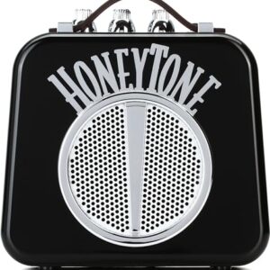 Danelectro Honeytone N-10 Guitar Mini Amp, Black with belt clip