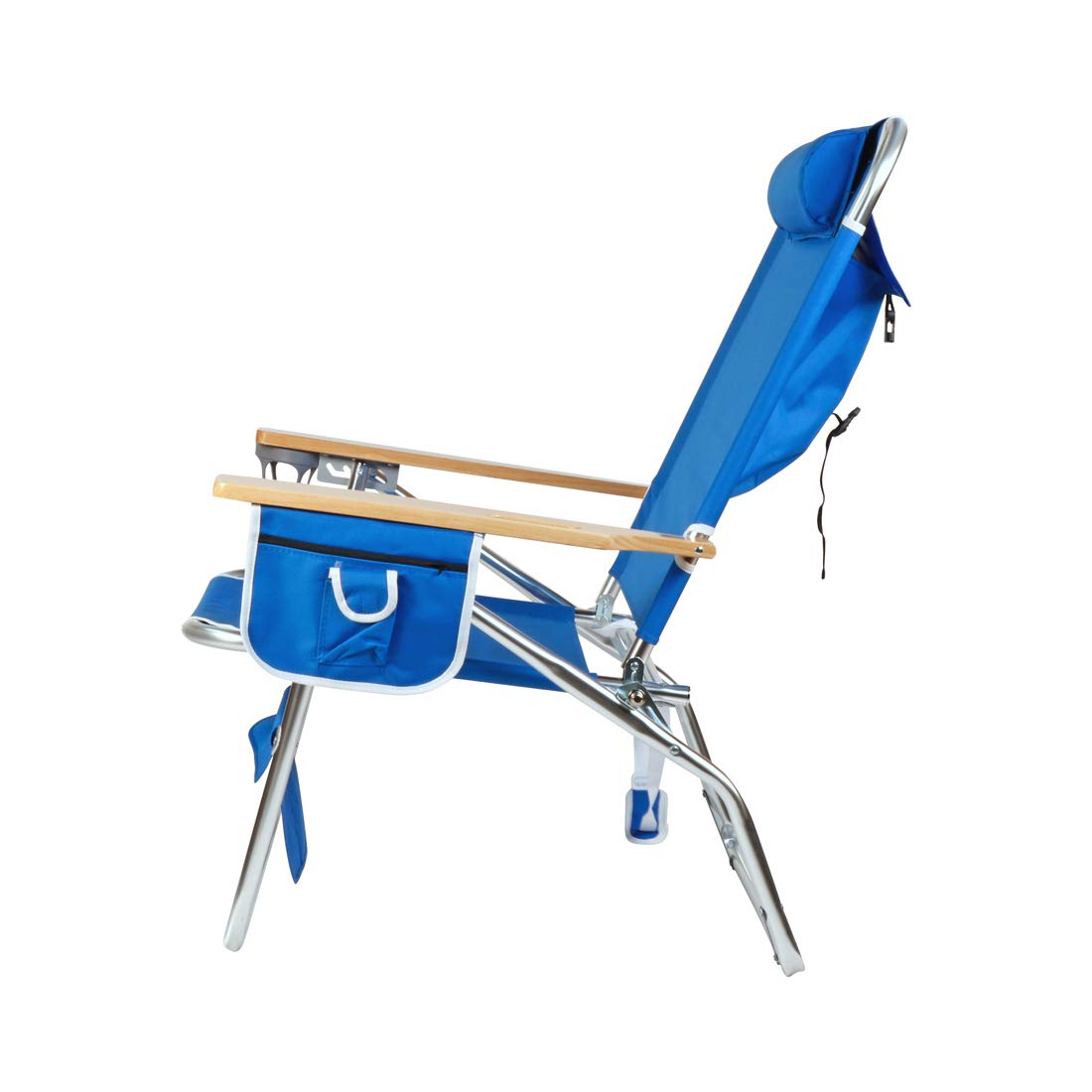 Big Jumbo 500 lbs XL Aluminum Heavy Duty Beach Chair for Big & Tall - 4 Reclining Positions