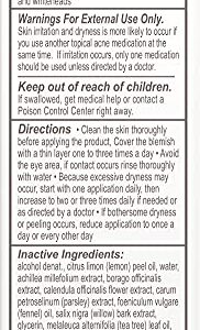 Burt's Bees Natural Acne Solutions Targeted and Minimizing Spot Treatment for Oily Skin, 0.26 Oz (Package May Vary)