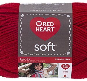 RED HEART Soft Yarn, Really Red